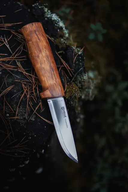 Helle Fossekallen jaktkniv, bladlengde 9 cm 