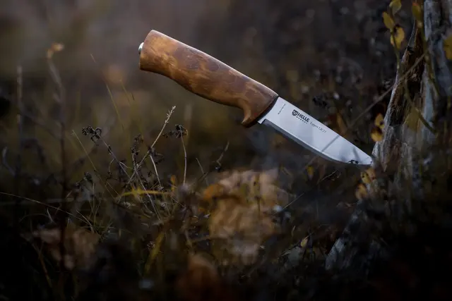 Helle Eggen 12C27 jaktkniv, bladlengde 10,1 cm 