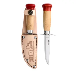 Helle Speider gutt jaktkniv, bladlengde 9 cm