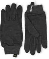 Hestra Merino Wool Liner Active 5 finger Charcoal