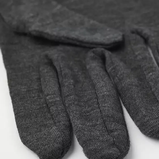 Hestra Merino Wool Liner Active 5 finger Charcoal 