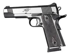 Hogue 1911 G10 Tynne grepsplater Tykkelse 3/16&quot;/4,76mm gr&#229;/svart