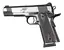 Hogue 1911 G10 Tynne grepsplater Tykkelse 3/16&quot;/4,76mm gr&#229;/svart