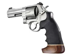 Hogue S&amp;W N Ramme Round Butt Wood Big Butt