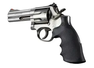 Hogue S&amp;W K/L ramme Round Butt gummi Conversion til sq. butt