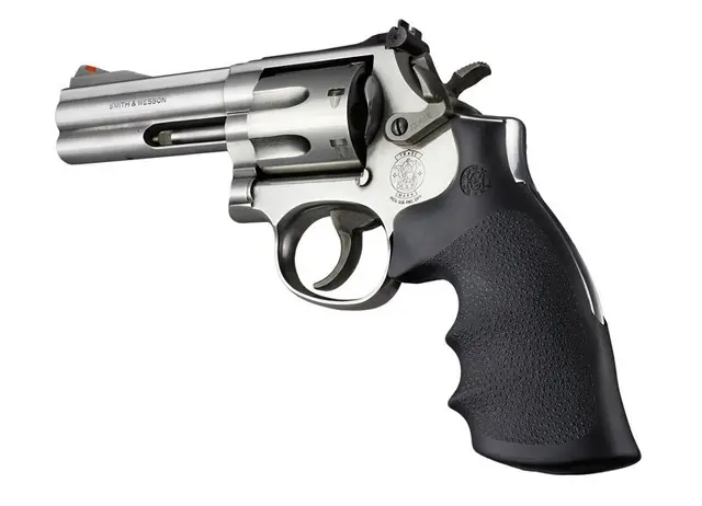 Hogue S&W N ramme Round Butt gummi Conversion sq. Butt sort 