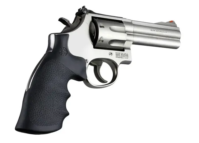 Hogue S&W N ramme Round Butt gummi Conversion sq. Butt sort 