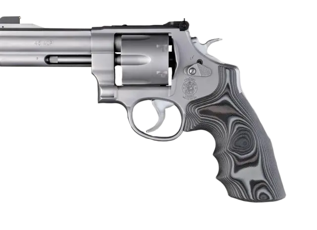 Hogue S&W N ramme Round Butt G10 Conversion sq. Butt sort 