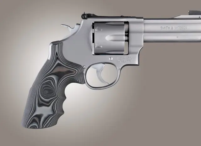 Hogue S&W N ramme Round Butt G10 Conversion sq. Butt sort 