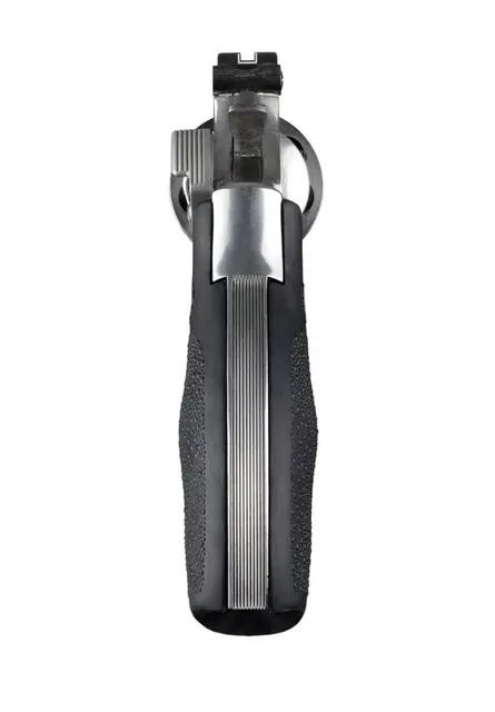 Hogue S&W K/L ramme Round Butt gummi Bantam Style sort Black 