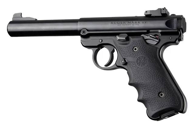 Hogue Ruger MKIV Wraparround gummigrep med finger grooves 