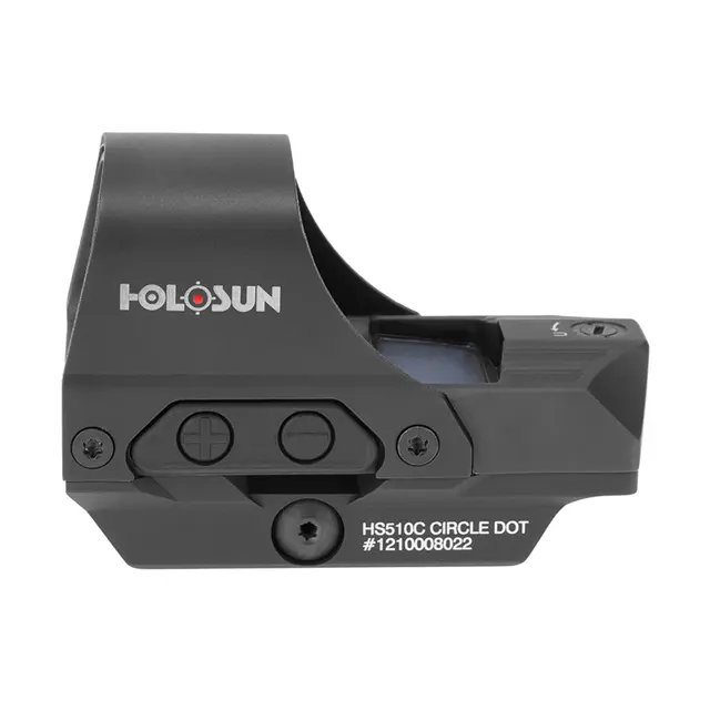 Holosun HS510C reflekssikte for rifle 2 MOA prikk, 65 MOA sirkel rød 