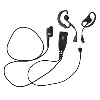 ICOM ProEquip PRO-U610SA Svart FabricLin C &amp; D-bygel / Peltor &amp; mikrofon/PTT