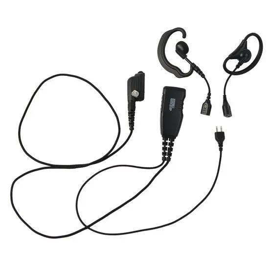 ICOM ProEquip PRO-U610SA Svart FabricLin C & D-bygel / Peltor & mikrofon/PTT 