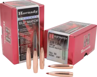 Hornady kule .338 18,45g / 285gr ELD Match