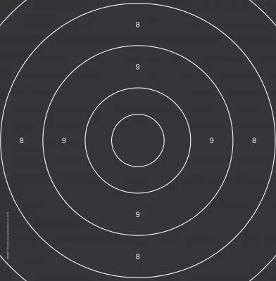 Skive Kromer Innstikk Duell 25x25 Approbert ISSF 