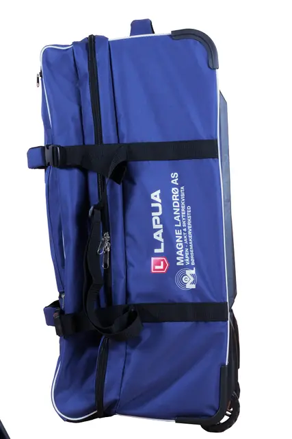 Landrø Skytterbag m/hjul med Lapua og MLAS logo 