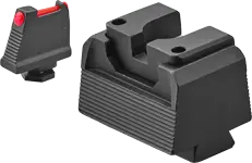 LPA RDS Glock 17 - 48 MOS Svart baksikte, fiber frontsikte