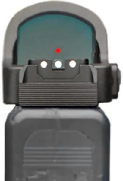 LPA RDS Glock 17 - 48 MOS Svart baksikte, fiber frontsikte 