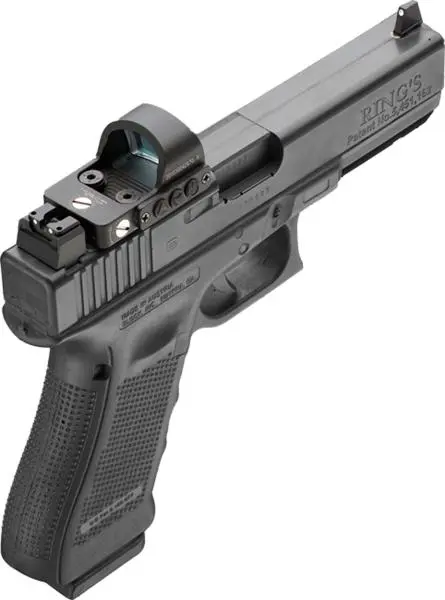 LPA RDS Glock 17 - 48 MOS Svart baksikte, fiber frontsikte 