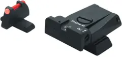 LPA SPR adjustable Sig P226 sort bak, fiber front