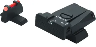LPA SPR adjustable Sig P226 sort bak, fiber front