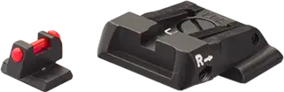 LPA SPS Justerbart sikte M&amp;P Fiber front, svart bak.