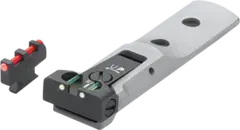 LPA TXT Fiberoptisk for S&amp;W revolver Stainless - DX frontsikte