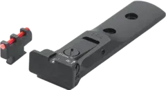 LPA TXT sikter for S&amp;W sort revolver Target sort bak, DX fiber front