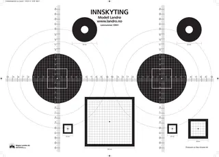 Skive Innskyting mod. Landr&#248; 32 x 45 cm
