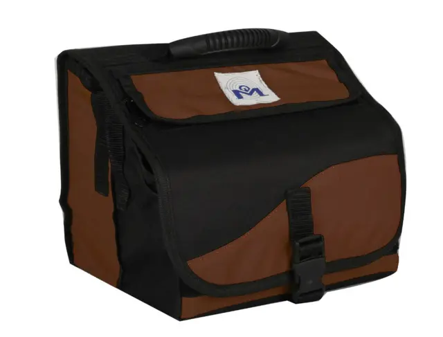 Feltveske DFS Cordura m/magasinholder, Svart/Brun 
