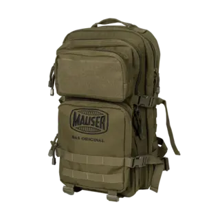 Mauser Original Backpack 35L Olive farget 35L med logo (30x50x20cm)