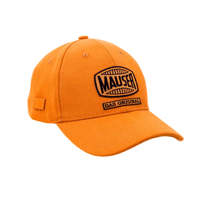 Mauser Cap Canvas Orange Orangefarget Cap med Mauser Logo 