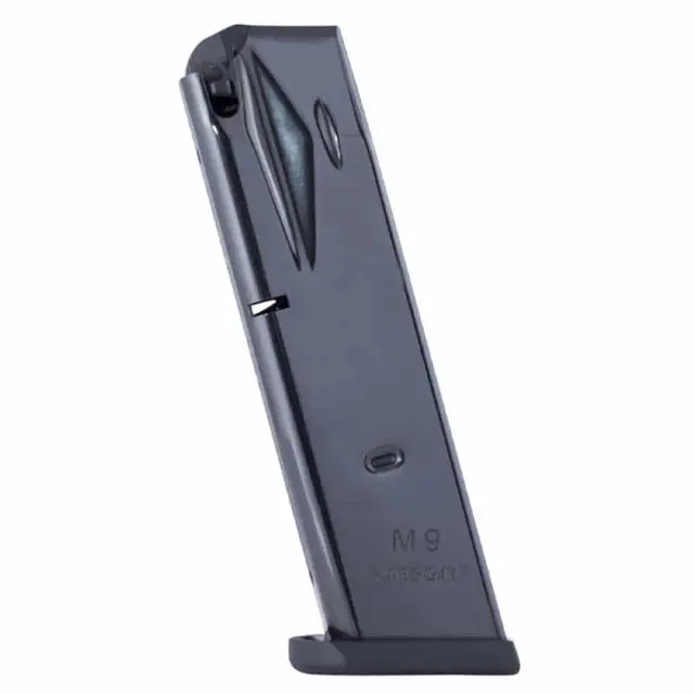 Mec-Gar magasin BERETTA 92FS, M9, 92X 9mm 15 skudd blånert 