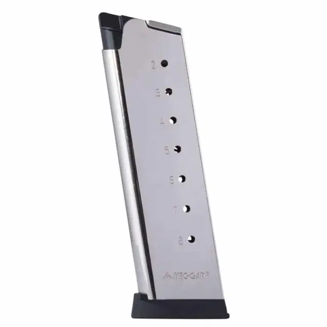Mec-Gar magasin 1911 .45ACP 8 skudd nikkel 