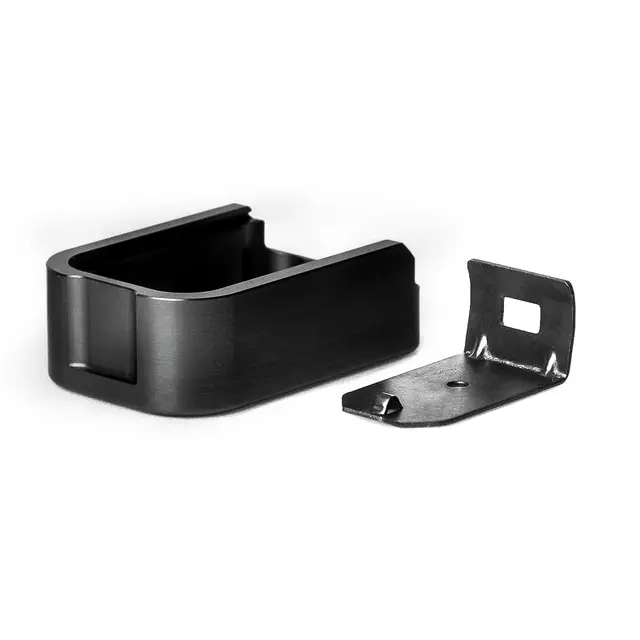 Mec-Gar "Plus-2" magasinbunn Adapter Set for MG magasiner, alu. Sort 