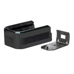 Mec-Gar Aluminum &quot;Plus-2&quot;  magasinbunn Erstatter plastik bunnplate - Svart