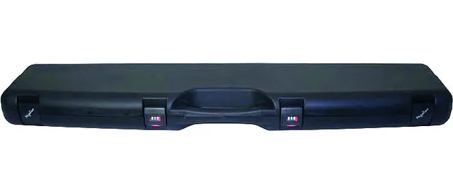 Megaline Riflekoffert Svart plast Mål innvending 125x25x11 cm. 