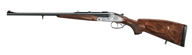 Merkel 161 Arab. Dobbeltrifle 9,3x74R 9,3x74R, Pistol grip, Grade 6, 55cm 