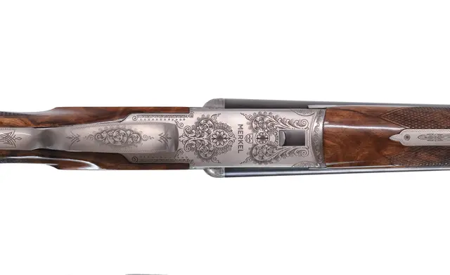 Merkel 96K Jagd 20/76-7x57R Pistol grip, Hogback stock,Grade 6, 55cm 