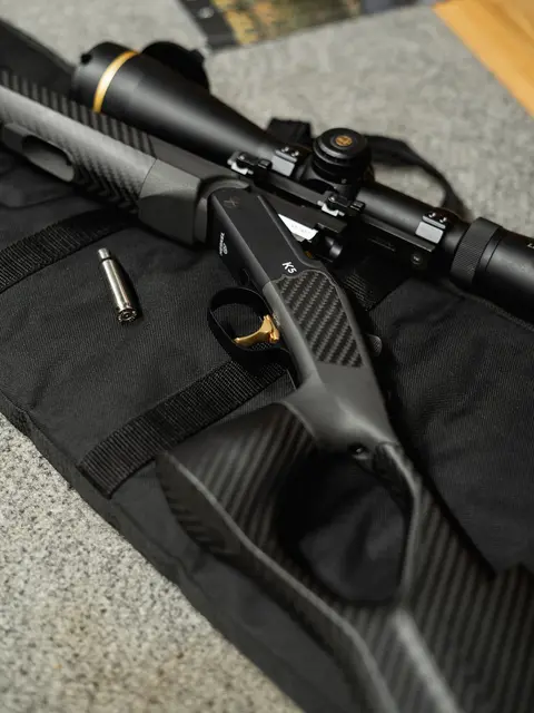 Merkel K5 Kiplauf Extreme Carbon .7x57R Thumbhole, Carbon, 51cm, M15x1, Flutet 