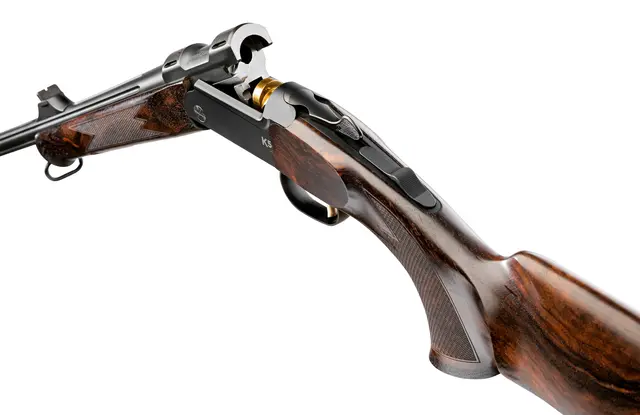 Merkel K5 Kiplauf Extreme Black .270 Win Pistol grip, Grade4, 51cm, M15x1, Flutet 