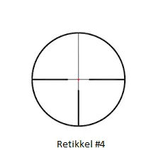 Nordhunt Vertical T6 1-6X24 SWA #4 Riflekikkert 