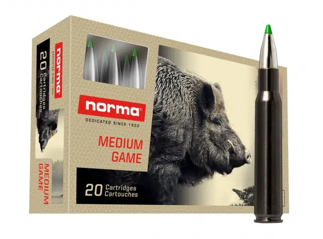 Norma 308 Win. 9,7g / 150gr Ecostrike Silencer (Blyfri Kobberkule) 
