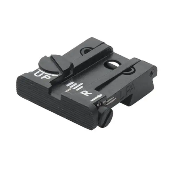 LPA TPU Black adjustable Rear CZ 75 Old model 