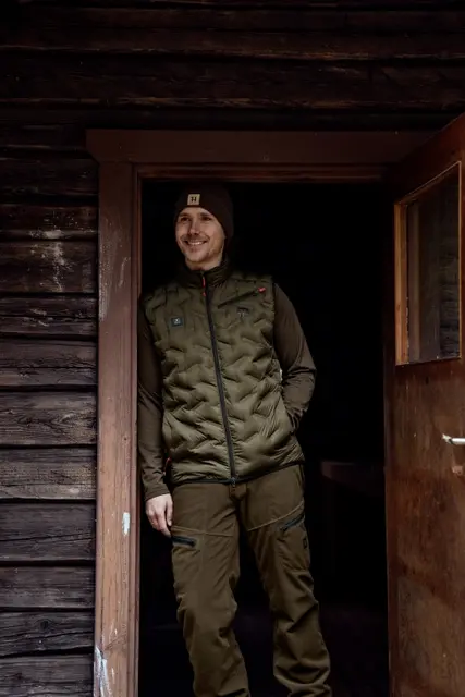 Härkila clim8 Insulated vest Willow green 