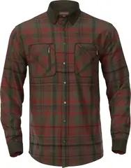 Härkila Pajala skjorte Red Autumn check