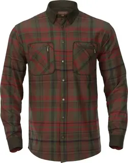 H&#228;rkila Pajala skjorte Red Autumn check