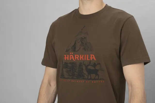 Härkila Nature S/S t-shirt Slate Black. 