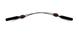 RE lanyard black neopren Snor til Briller